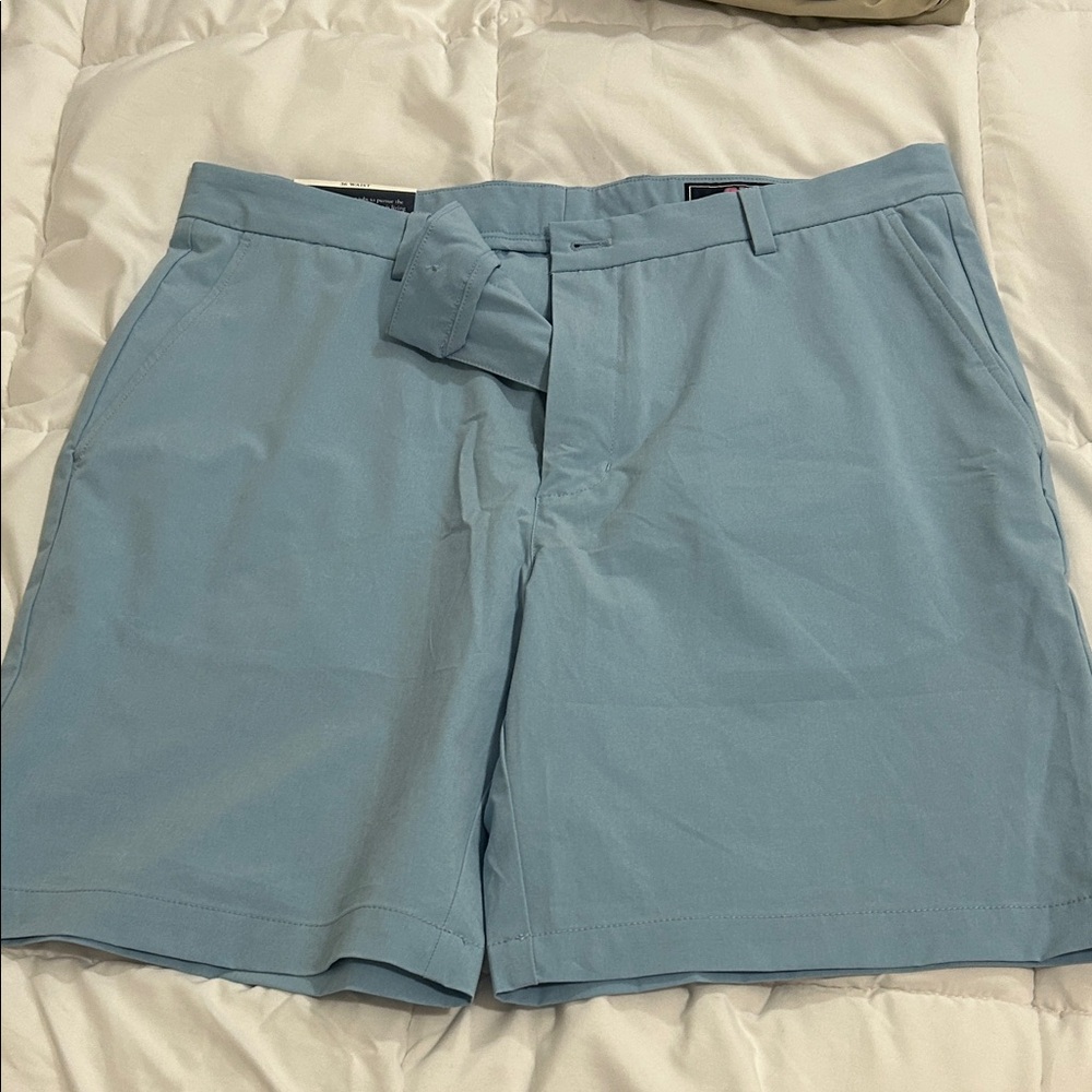 Vineyard Vines Men's Light Blue Flat Front Shorts